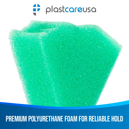 50 Pack PlastCare USA Endodontic Triangle Sponge Holders - Green