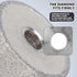 3/4 Inch (20mm) Flat Diamond Grinding Wheel Cutter, 1/8" Shank for Tungsten Sharpener, 3 Pack for Grinding