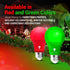 Bulbs 2 Pack A19 Bulb 9W (60Watt E26 Bulb Bluex BlueX LED Green Light - Equivalent) - Base LED Lights, Party