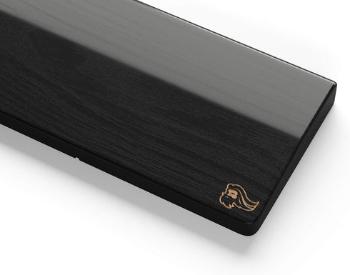 8x4x0.75 inches/19mm Glorious Gaming Wooden Mouse Wrist Rest - Onyx/Black - for Gaming Mice, Wood Ergonomic Palm Rest|