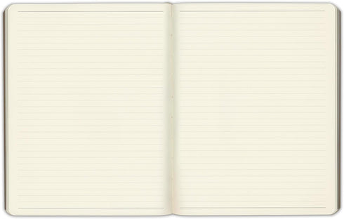 Gallery Leather Journal Notebook - 192 Pages, Softcover, Handcrafted - Acadia Tan, 9.75 x 7.5", Large Lined