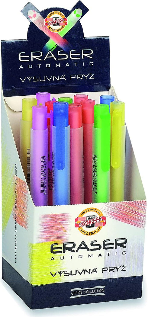 KOH-I-NOOR 9736 Eraser in Plastic Holder, 12 x 12 x 125 Millimeters