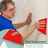 WRAPXPERT Wallpaper Smoothing Tools Kit with Squeegee, Seam Roller, and Brush for Wallpaper Hanging