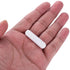 MECCANIXITY Magnetic Stirrer Mixer Stir Bar Rod 40mm(1.57") x9mm, White PTFE Coating Magnet for Laboratory, 2Pcs