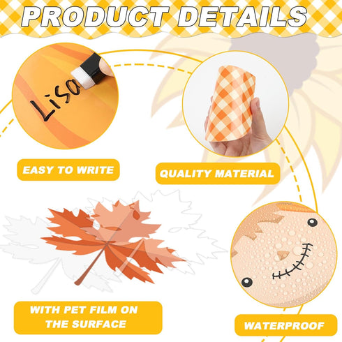 gisgfim Fall Classroom Bulletin Board Decorations Set, Autumn Cutest Pumpkins in The Patch Cutouts for School Home Decor
