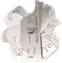 Stainless Steel Fillet Weld Set Gauge Rl 1/8''-1'' Welding Inspection Test, 7-Pieces