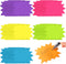 Crtiin Sticky Notes, 1200 Sheets Neon Starburst Shape, Cute Fun Self Adhesive Notes for Classroom Office