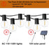 3V Bulbs,Only 3V 120V, E12 G40 Bulbs,Warm 25 Pack. DC Low Voltage,Solar String Light for DC, Burn Out at Shatterproof