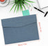 Toplive Waterproof A4 Document File Folder, Thin PU Leather Envelope Organizer, Magnetic Closure, Storage Case, Blue