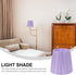 Kallory Modern Table Lamp Shade Light Weight Fabric Cover for Desk Bedside Lamps Easy to Install Elegant Design