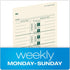 TOPS Weekly Employee Time Cards - One Sided Time Tracking Cards, Green Ink Print, 9" x 3.5", Manila Stock, 500 Cards