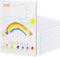 Henoyso 20 Pcs Easter Blank Hardcover Books for Kids, 20 Sheets White Sketchbooks for Story Writing