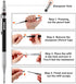 Enhon 2mm Mechanical Carpenter Pencil Set with 12 Marker Refills and Sharpener, Woodworking Marking Tool for Deep Hole