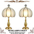 OMOBANU 1/8" 1/4-27 Finials for Lamps Antique Bronze Compatible with Thread and Lamp Finials Decorative Screw Cap