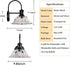 Modern Matte Black Wall Sconce with Glass Shade for Indoor Spaces