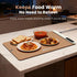 24"x15" 6 Settings Warming Mat for Food, Food Warming Mat Temperature & Timer Upgrade Graphene Fast Full Surface