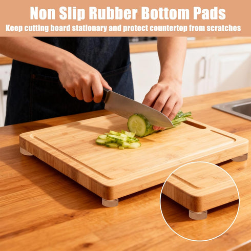 CZMZHFC 4 Screws,0.79" H*0.32" Pcs Cutting Board Metal Feet with W Board Feet Legs with Silicone Rubber and Screws
