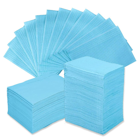 50Pcs Dental Bib Sheets Tattoo Table Covers Dentist Bibs Tattoo Tray Covers