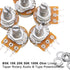 Taiss 80PCS Potentiometer Kit, WH148 B5K 10K 20K 50K 100K Ohm Rotary Audio Potentiometers