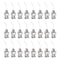 24pcs Blunt Tip Dispensing Needle, 30 Gauge 1/2" Bent Flow Design with Luer Lock & Storage Box for Adhesive Glue
