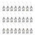 24pcs Blunt Tip Dispensing Needle, 30 Gauge 1/2" Bent Flow Design with Luer Lock & Storage Box for Adhesive Glue
