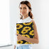 Sunflower Pattern 3 Ring Binder - Clipboard Binder with 2 Pockets, 1.5 Inch Heavy Duty Round Ring for Office Supplies