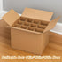 Zelphvt 4 Sets Packing Packing 48 16x12x12 Inch Moving Box Glasses Divider Kits Glass Kits for Moving Box, Cardboard