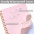 Undated Weekly Planner, A5 To Do List Notebook, Weekly Goals Habit Tracker Journal with Spiral Binding, 5.7 x 8.0 inches