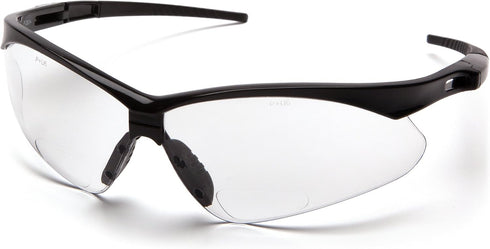Pyramex Safety PMXTREME Readers Bifocal Safety Glasses - Clear +2.5 Bifocal Lens with Cord