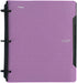Five Star Flex Refillable Notebook, College Ruled Paper, 1-1/2 Inch TechLock Rings, 300 Sheet Capacity, Purple