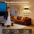 ToyGlee 5000mAh 15 3 Dimmable, Motion Sensor Wall Sconces, Rechargeable Battery Operated Wall Light with Remote