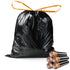 funest Small Drawstring Trash Bag, Easy to Tear and Pack, 4 Gallon Garbage Bags, 75 Counts