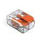 WAGO 221-412 Lever-Nuts, 2-Conductor Compact Splicing Connectors, Pack of 10
