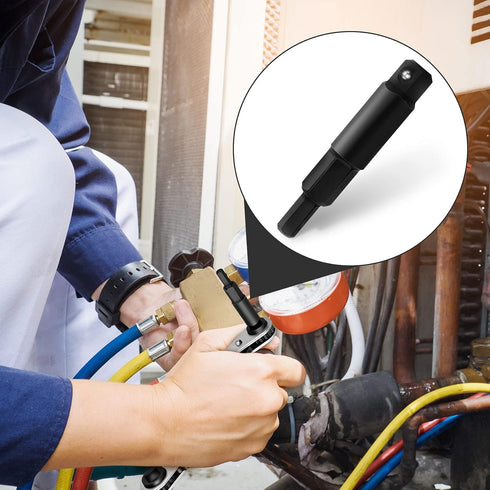 ANCIRS 3/16 to 5/16 Service Wrench Hex Key Adapter, Ratchet Wrench Hexagon Bit Adapter Kit for HVAC Repair
