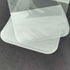 (100, 6.30 inch 9.45 inch) Clear Window Half White Plastic Resealable Bags with Butterfly Hang Hole for Jewelry