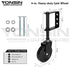 4" Heavy Duty Spring Loaded Gate Caster, Drag Gate Wheels with 360° Swivel for Wooden Gate Fence, Metal Tube Gate, Anti Sag Gate Kit, 330 Lbs Capacity, 1 Pac, Black