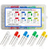300 3mm 5mm 5 (5 300 Pcs & LED Diode Assortment Kit - Colors (White/Red/Blue/Green/Yellow) Bright Light Emitting Diodes