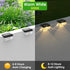 8 Pack, Eyrosa Solar Deck Lights Solar Lights Outdoor Waterproof for Outside, Stairs, Step, Fence, Yard, Garden, Patio