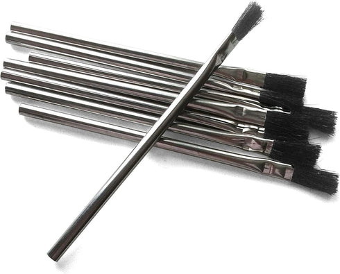 Pro Grade Acid Brushes, 72 Count, 3/8" Boar Hair Acid Flux Brushes