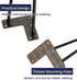 16 Inch 4PCS SMARTSTANDARD Heavy Duty Hairpin Furniture Legs, Metal Home DIY Projects for TV Stand, Sofa, Cabinet, etc