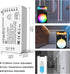 GLEDOPTO 3.0 Dimmable ZigBee LED Strip Controller RGB+CCT Mix Compatible with SmartThings Amazon Echo Plus App/Voice