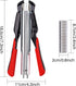 2500pcs Hog Ring Pliers Kit Automatic with Nails for Chicken Wire Fencing Fastening Clamp Fencing Tool C Ring Stapler