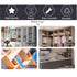 Cam Locks for Furniture, 30 PCS Cam Lock Fasteners for Cabinet Connectors, 12 x 10 mm