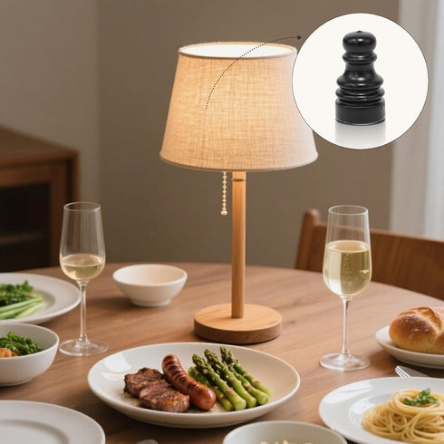 OMOBANU 2PCS 1/4-27 Chess Finials for Lamps Antique Black Compatible with Thread Lamp Finials Decorative Screw Cap