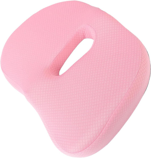 Donut Pillow Office Orthopedic Donut Cushion Memory Foam Soft Breathable Seat Pillow Pad (Pink)