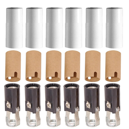B&P Lamp Chandelier Lighting Fixture Socket and Candle Cover Kit, 2 Inch