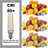 15W E12 Bulb Dimmable 2 Pack- 136 2835 120 1500LM 3000K Bulbs Lxcom Lighting LED Mini Corn SMD Candelabra LED Lamp Watt