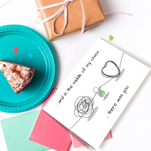 Nchigedy Funny Appreciation Card for Him Her, Cute Thank You Card for Friend Husband Wife, Adorable Friendship Cards