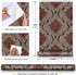 Y9839 Damask Peel and Stick Wallpaper, 17.7" x 9.8ft, Removable Contact Paper for Furniture, Shelf Liner