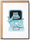 MHSDesigns Cute Thanks Card - Ultrasonographer Lovely Card - Imaging Technologist Card -